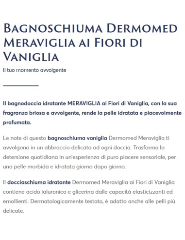 Dermomed Bagnodoccia 650ml - Paradise Island